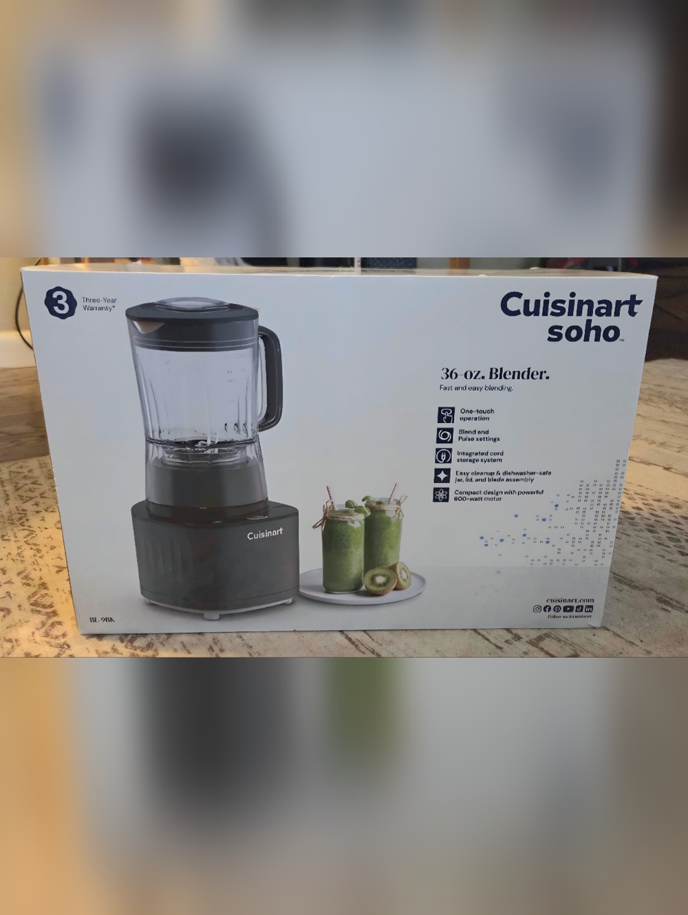 Cuisinart Soho Countertop Blender in Black New In Box